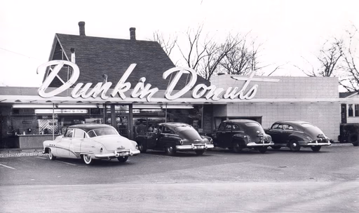 Historische Dunkin' Donuts winkel